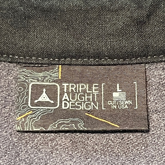 Great Triple Aught Design Grey & Black 100% Wool Signal Field Shirt/Jacket - L - Picture 3 of 10